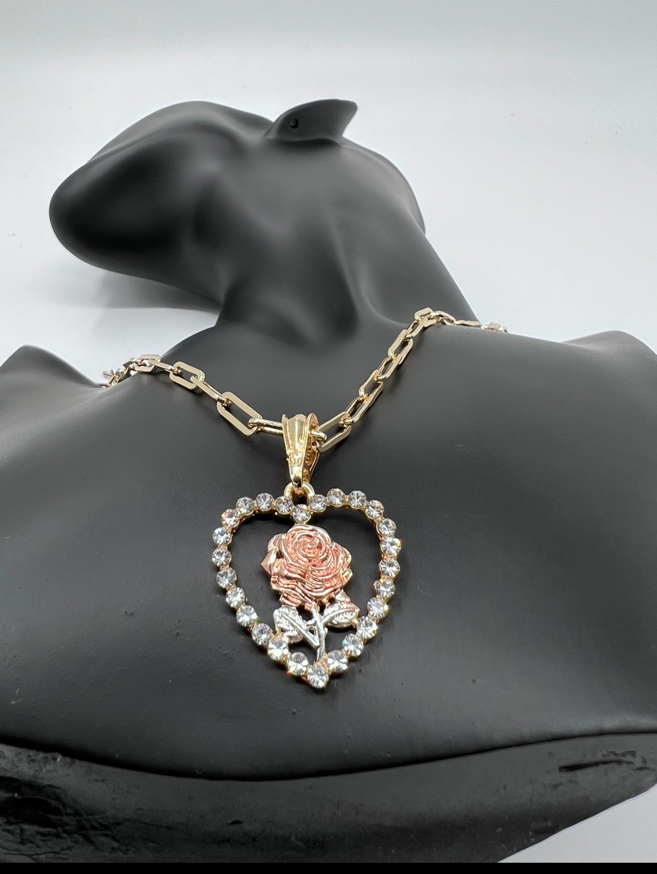 Tri Color Rose Heart