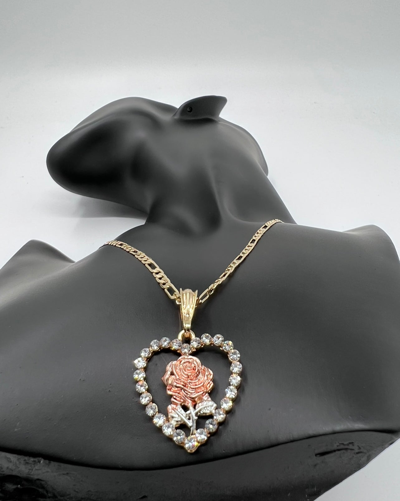 Tri Color Rose Heart