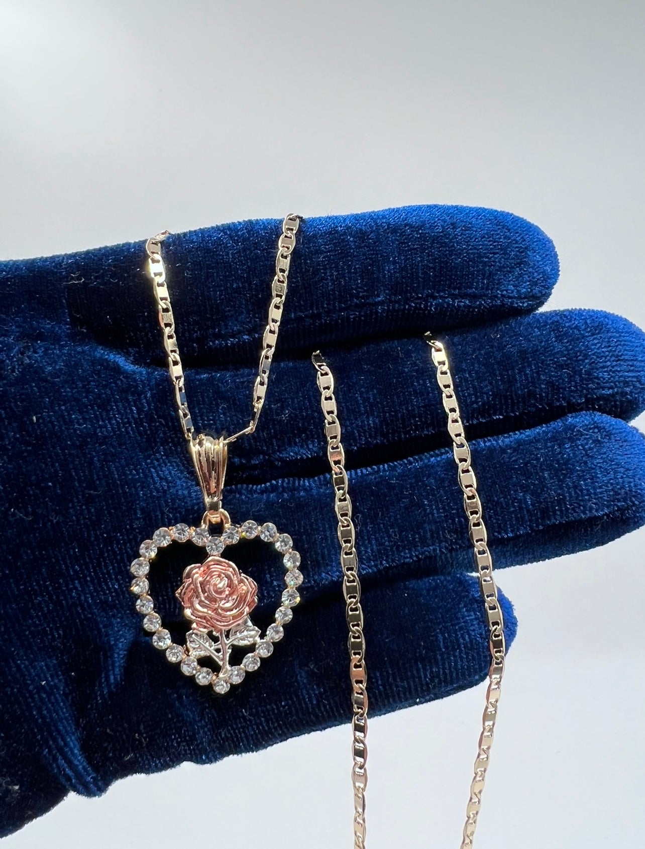 Tri Color Rose Heart