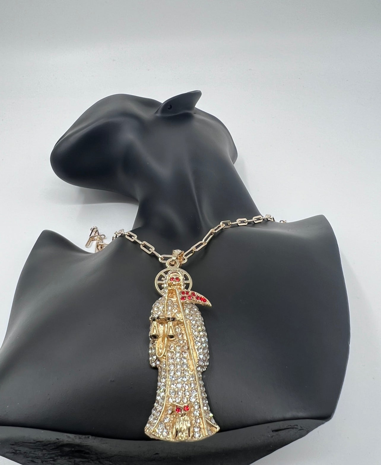 Santa Muerte White Stones