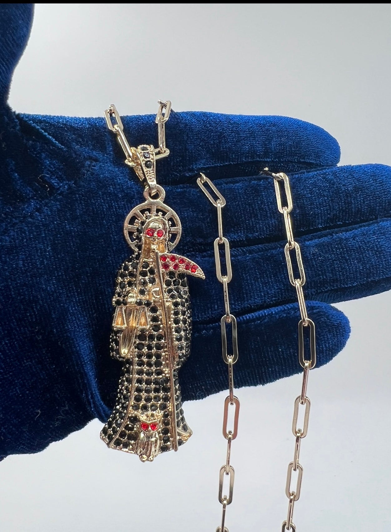 Santa Muerte Black Stones