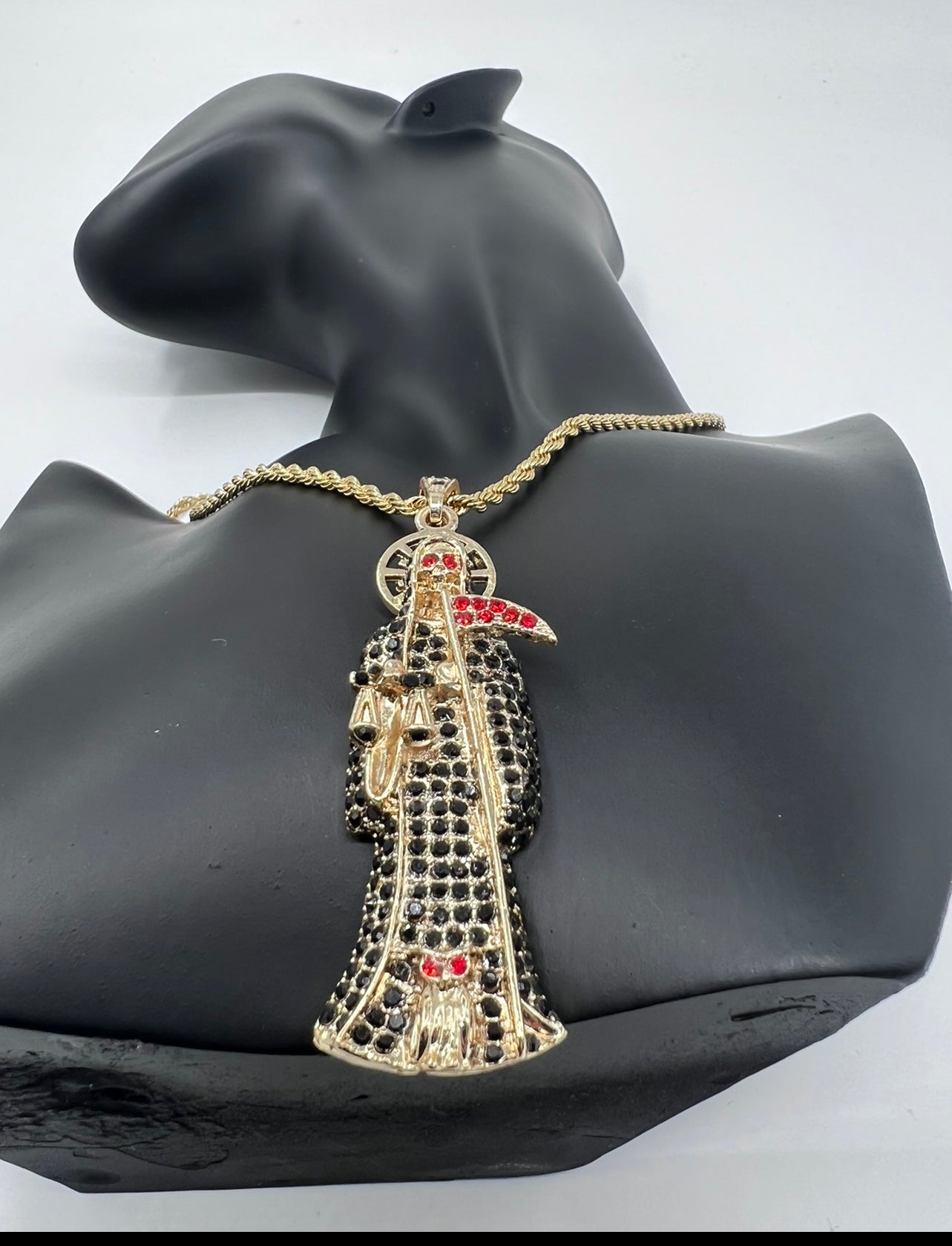 Santa Muerte Black Stones