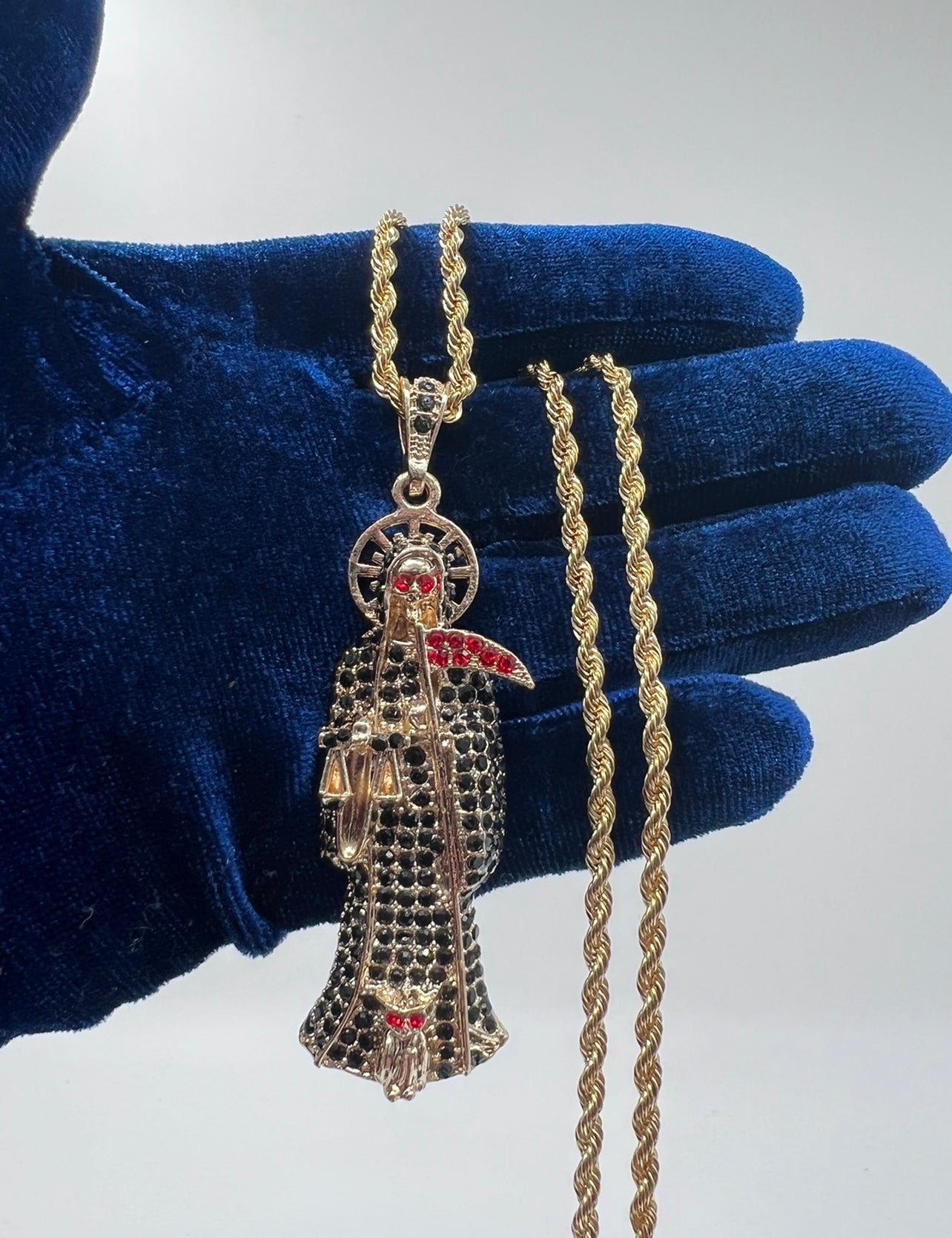 Santa Muerte Black Stones
