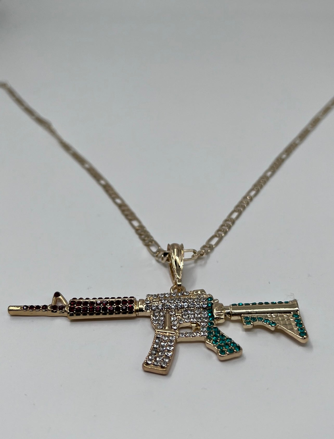 M-16 Iced Out Mexican Flag