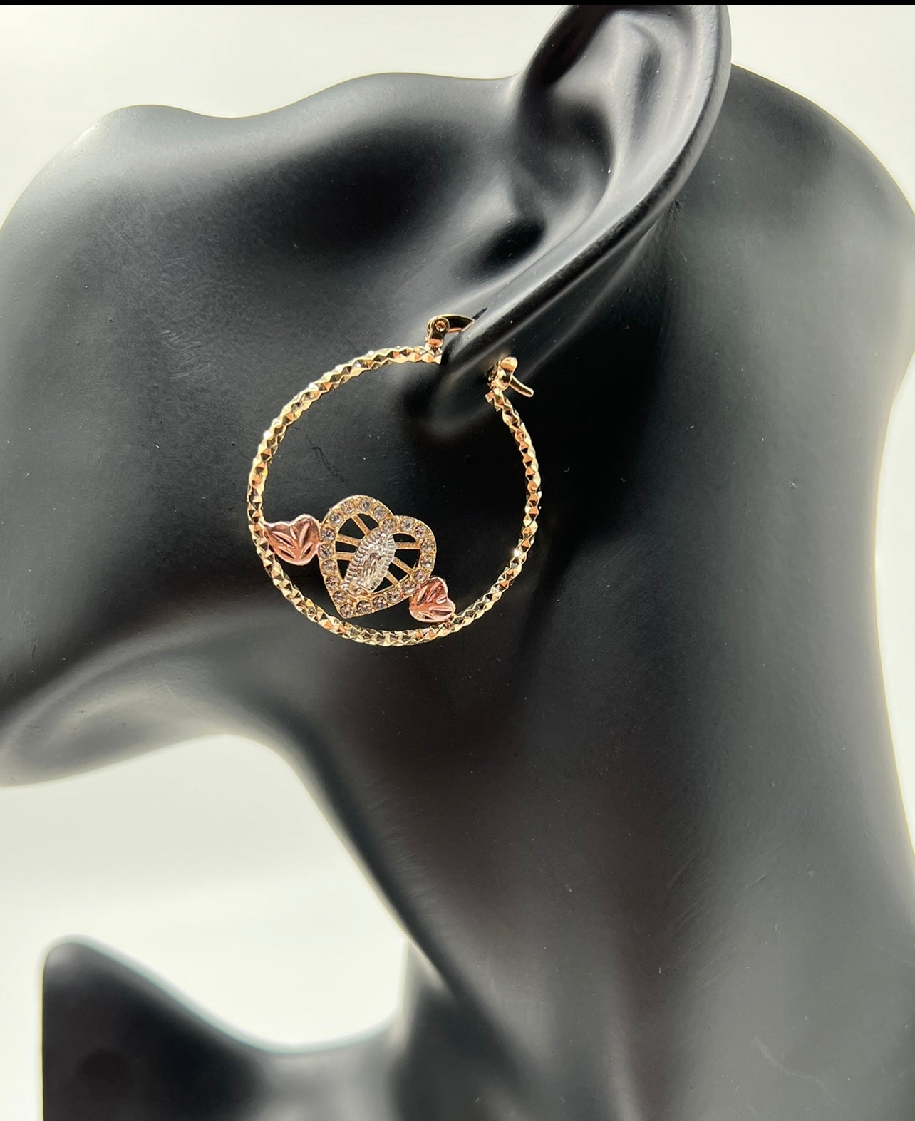 Virgen Mary Hoops