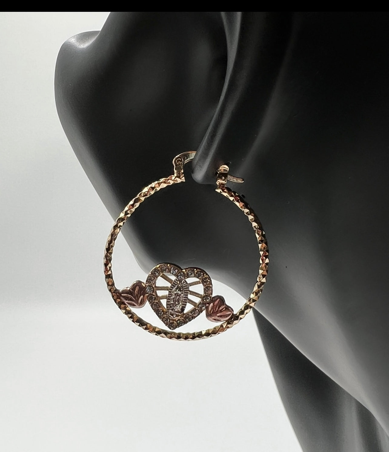 Virgen Mary Hoops