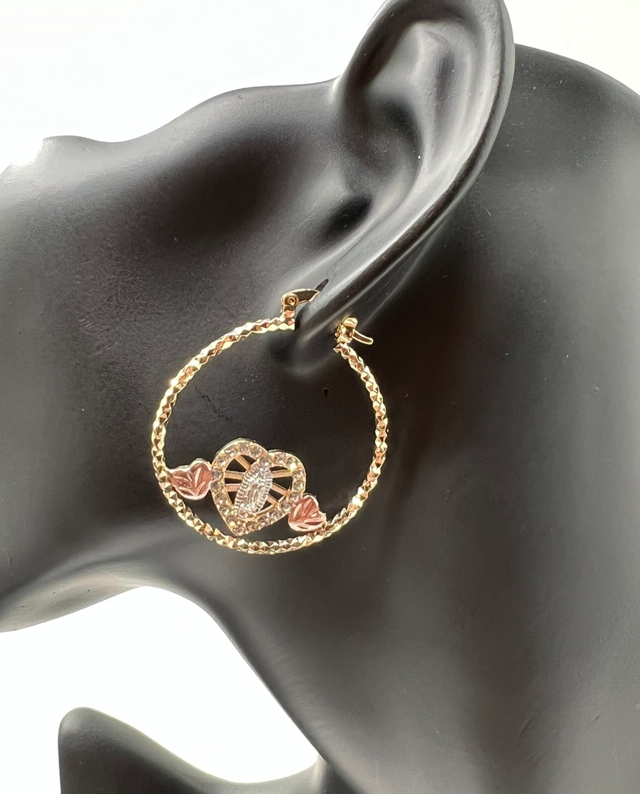 Virgen Mary Hoops