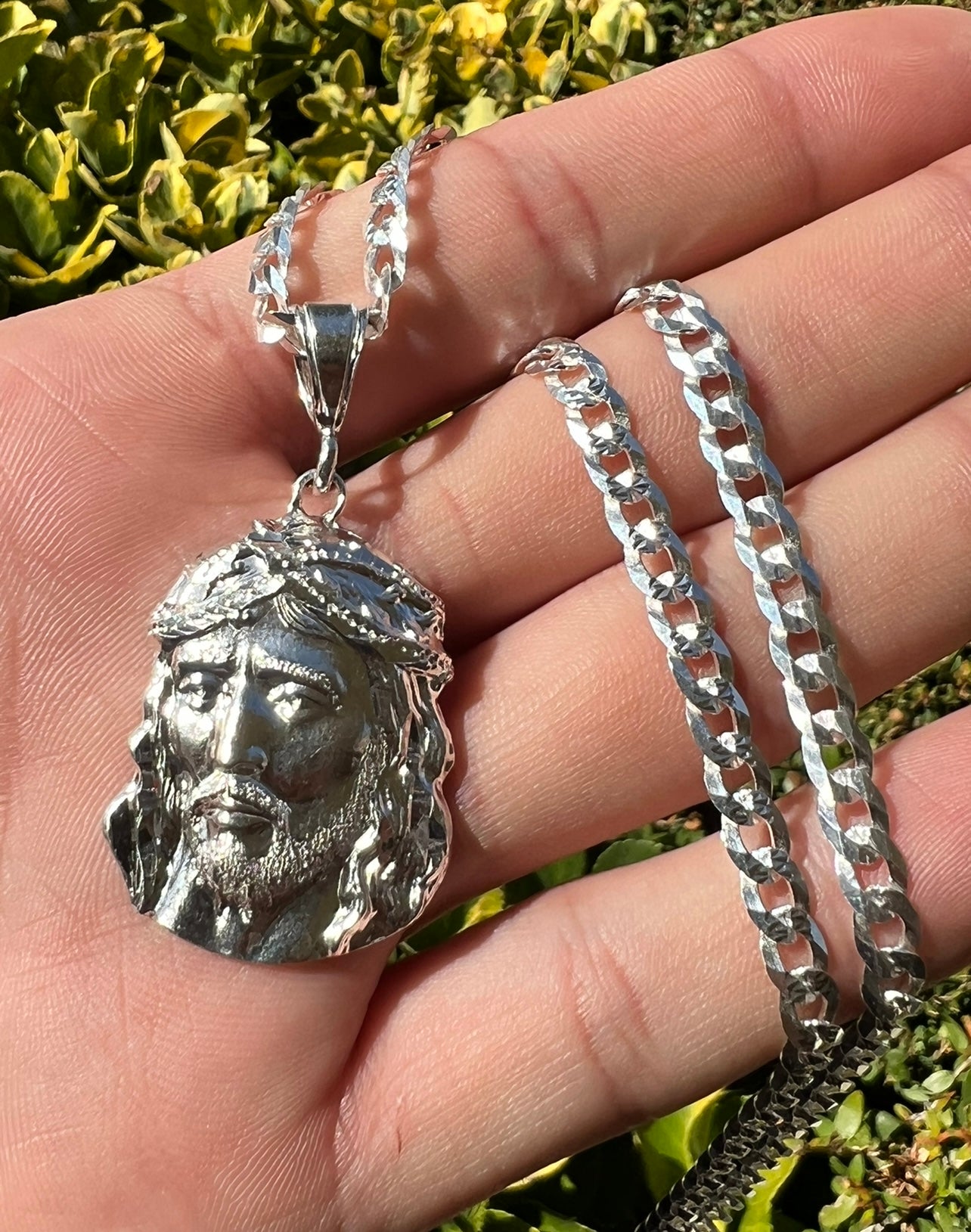 Jesus Piece .925 Real Silver