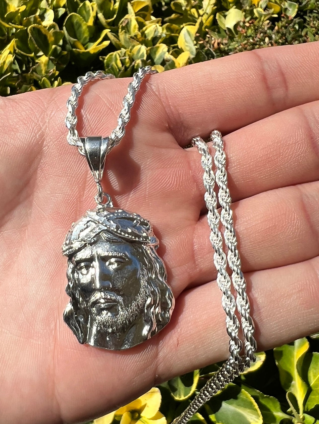 Jesus Piece .925 Real Silver