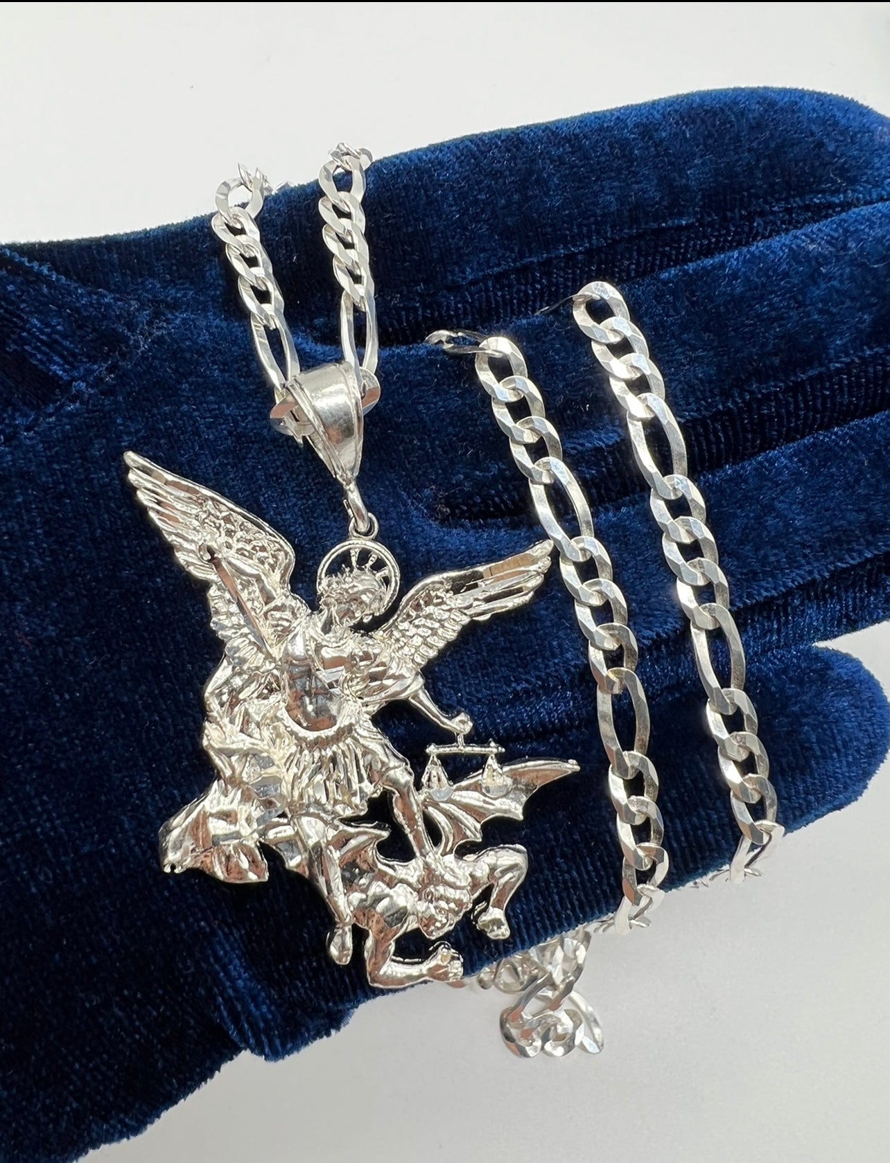 San Miguel Arch Angel , .925 Real Silver