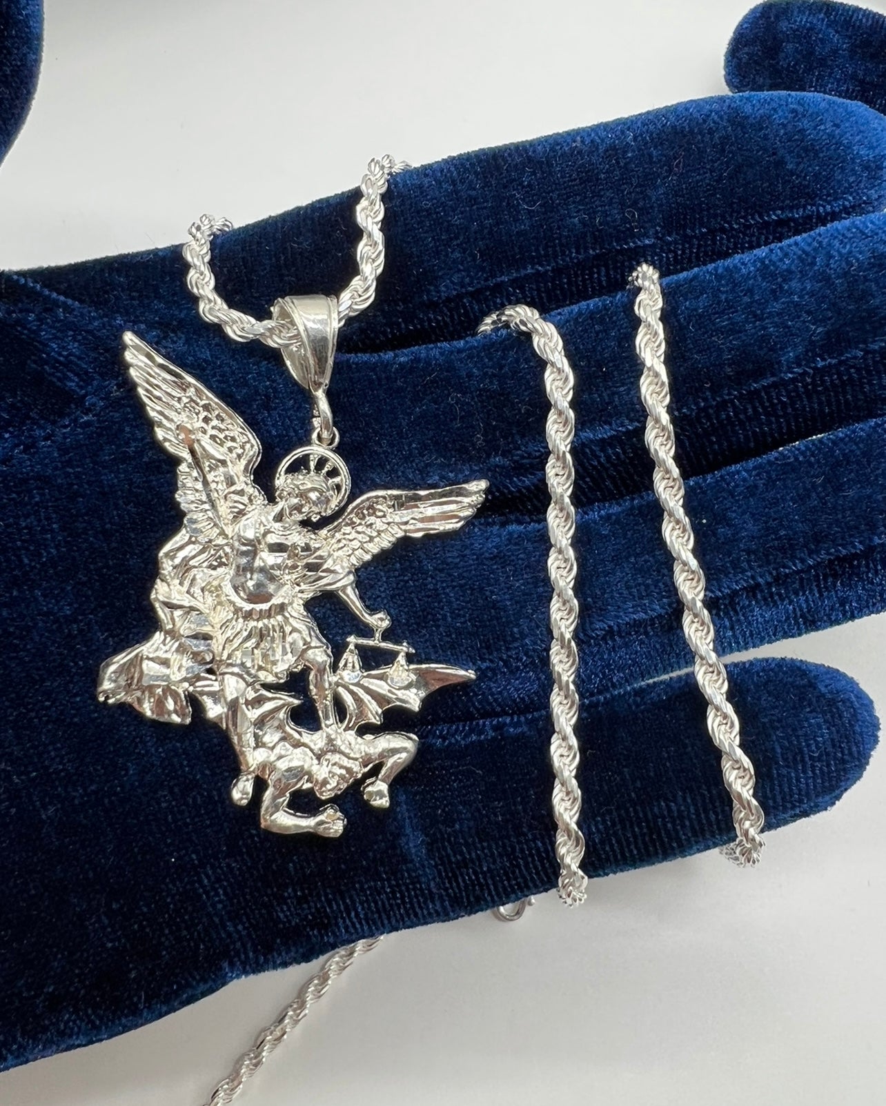 San Miguel Arch Angel , .925 Real Silver