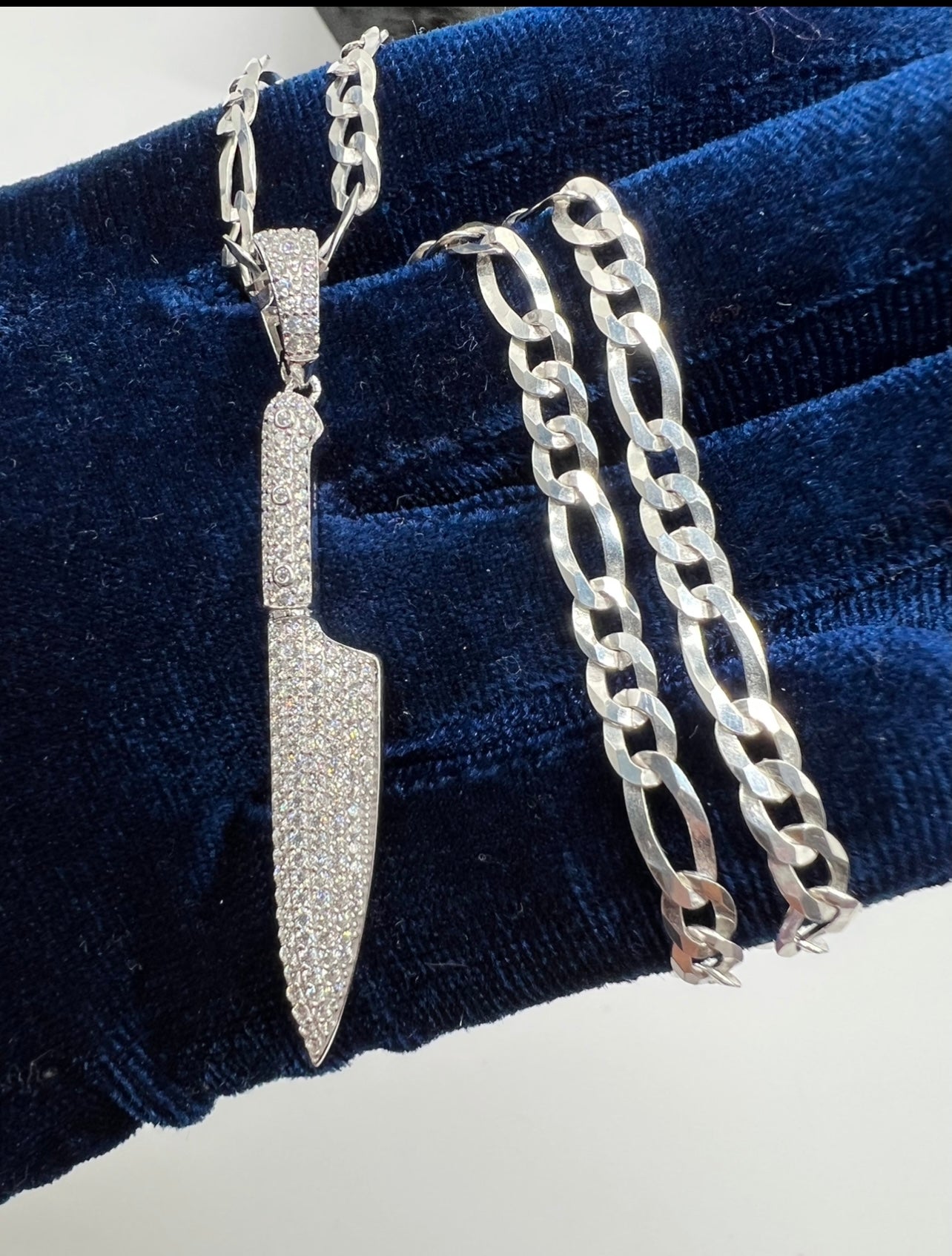 Flooded Knife, .925 Real Silver