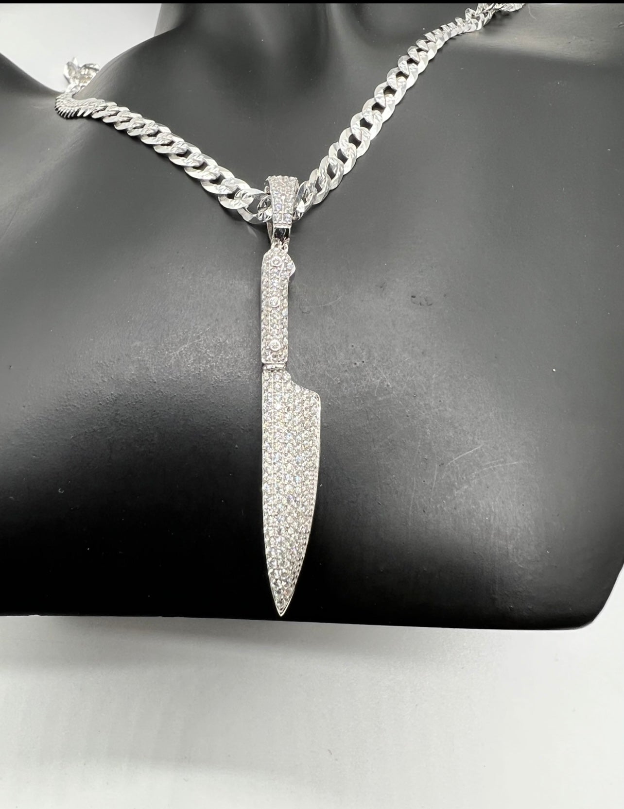Flooded Knife, .925 Real Silver