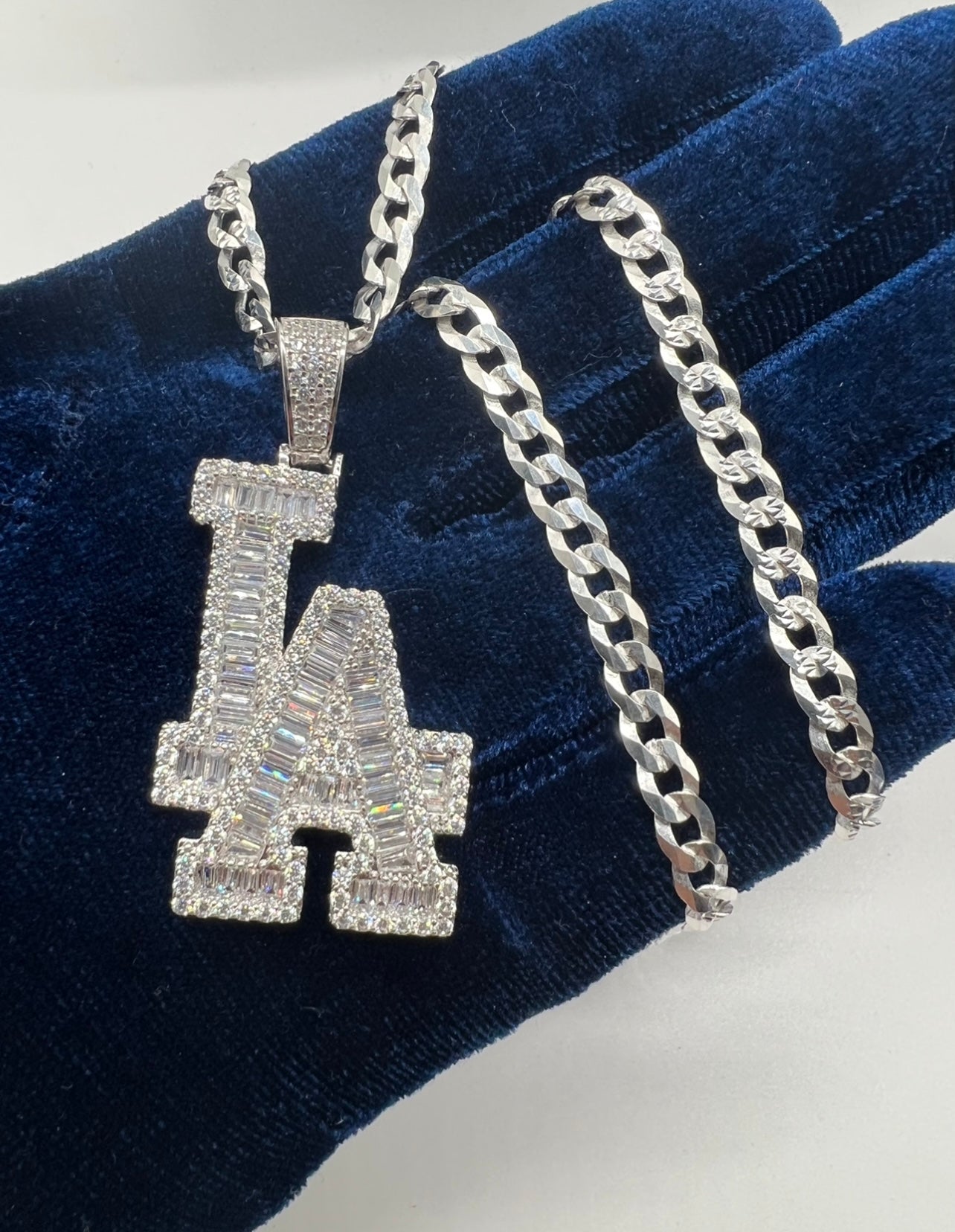 Baguette Custom L.A , .925 Real Silver