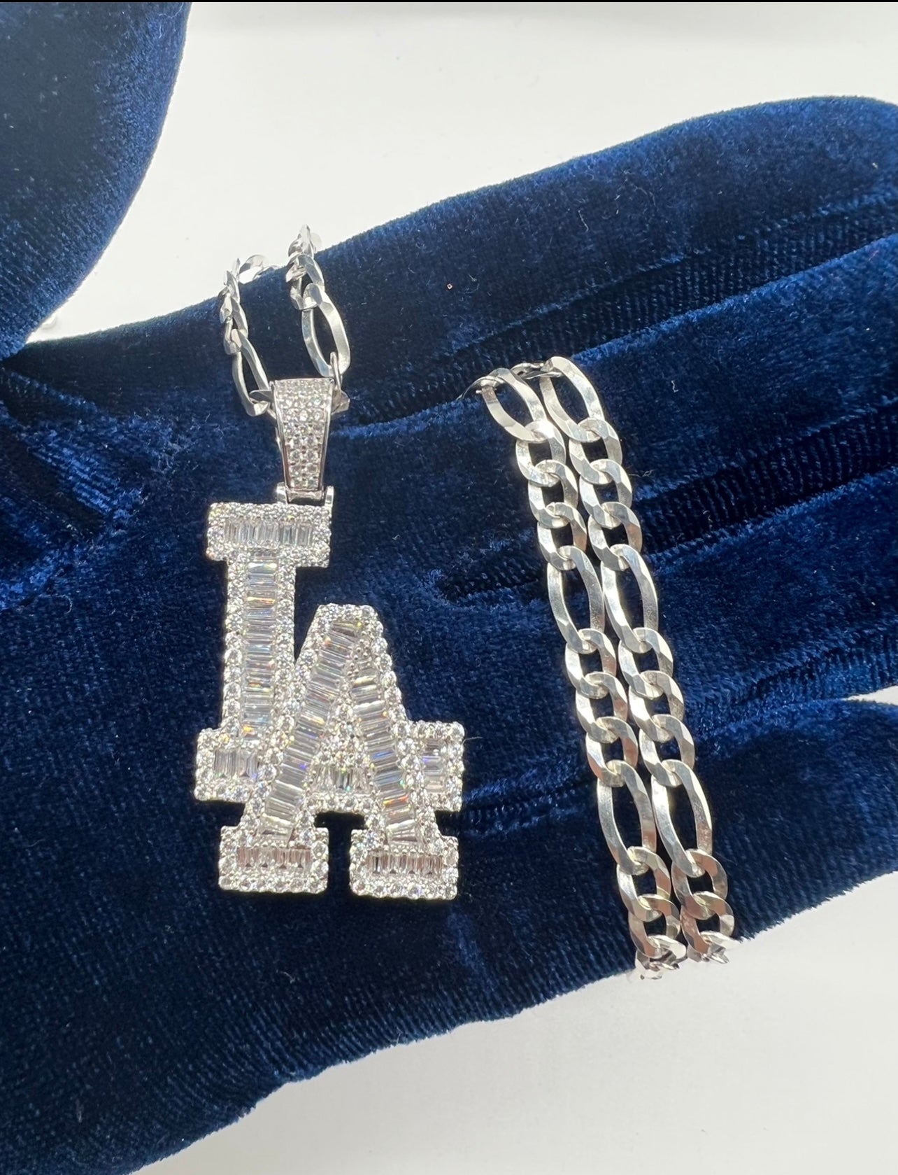Baguette Custom L.A , .925 Real Silver