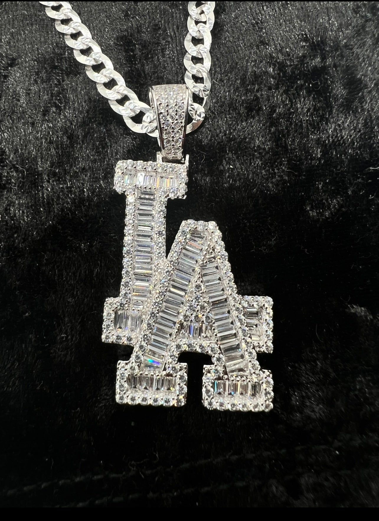 Baguette Custom L.A , .925 Real Silver