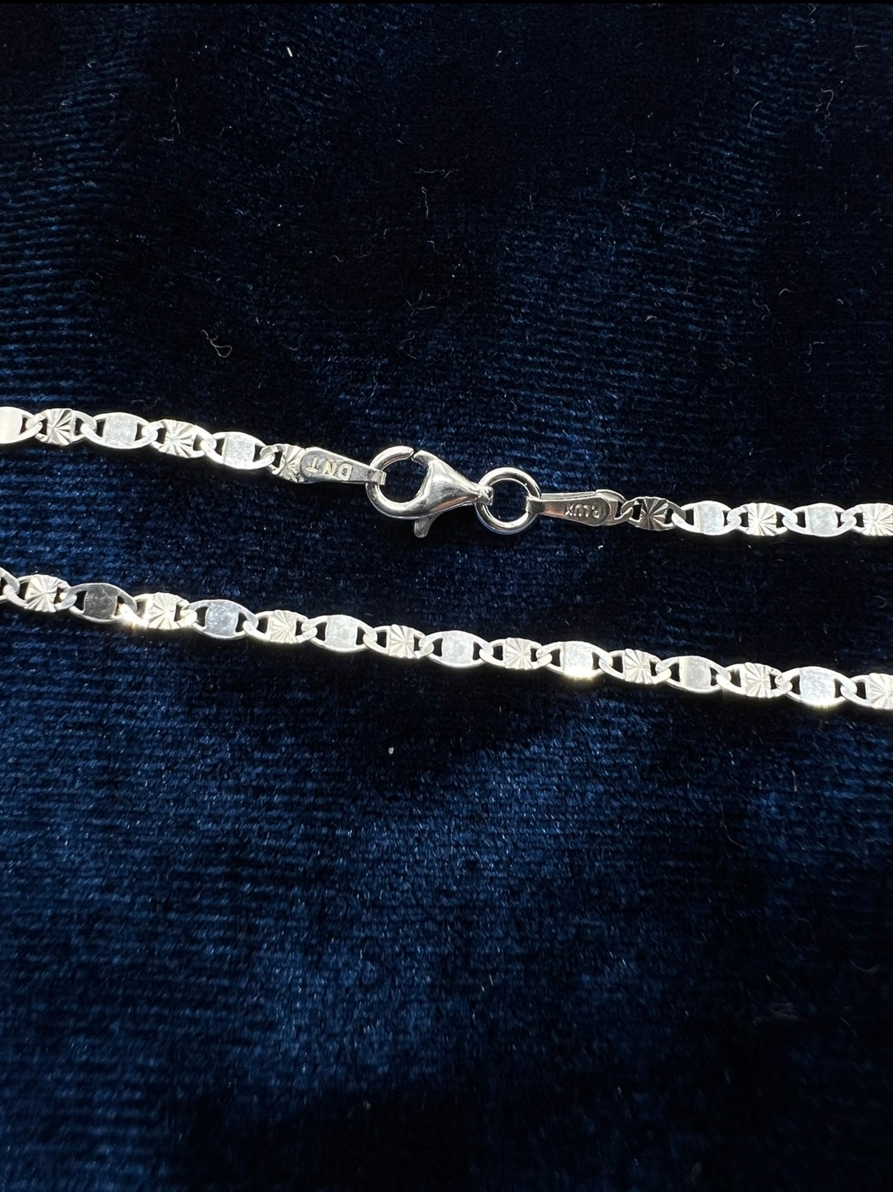 2mm Gucci Link, .925 Real Silver