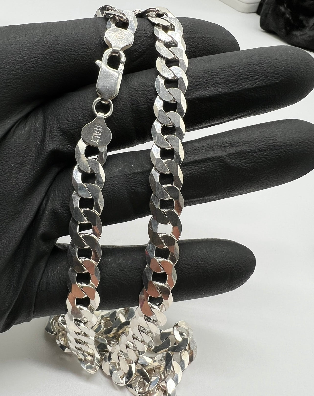 8.5mm Cuban Chain, .925 Real Silver