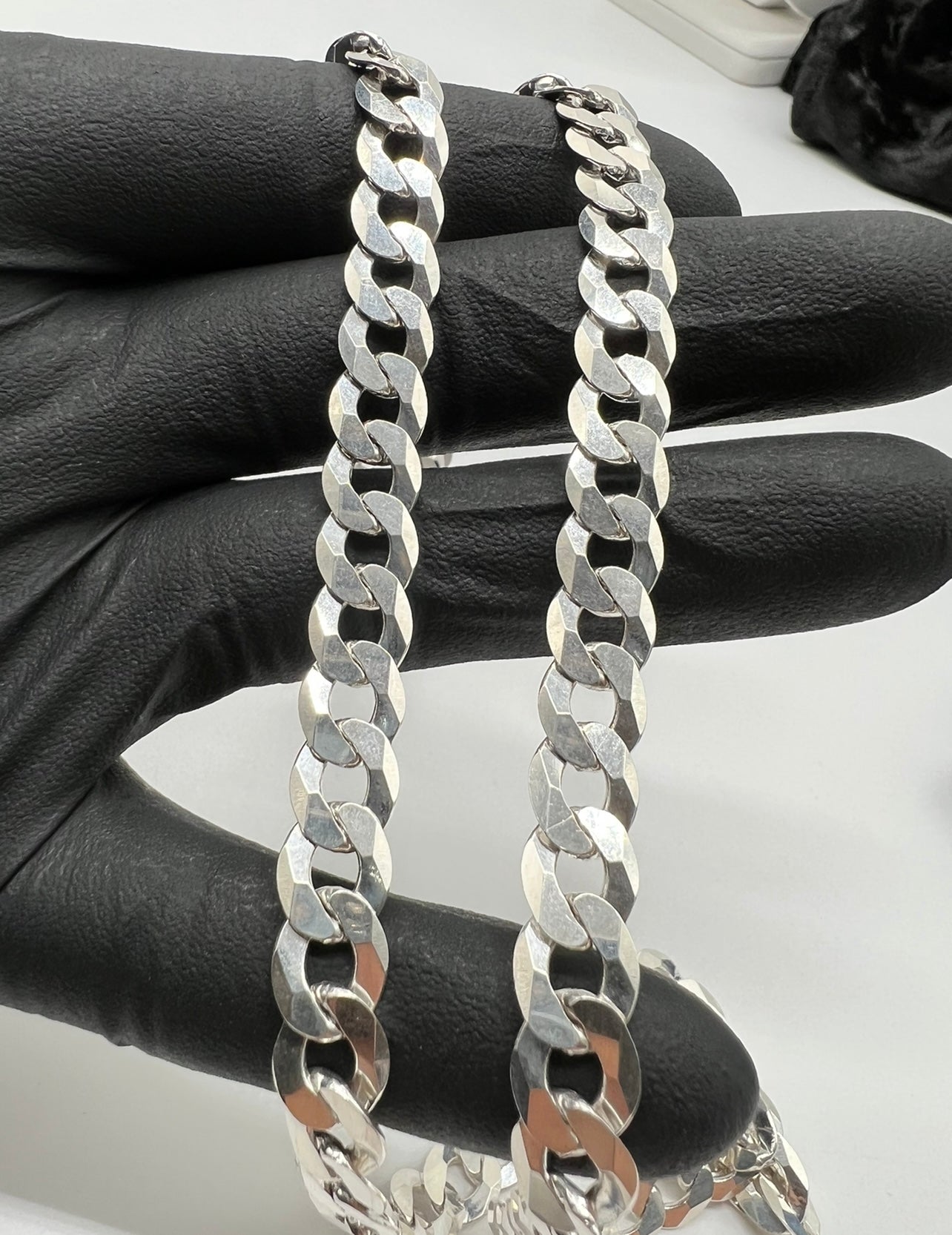 8.5mm Cuban Chain, .925 Real Silver