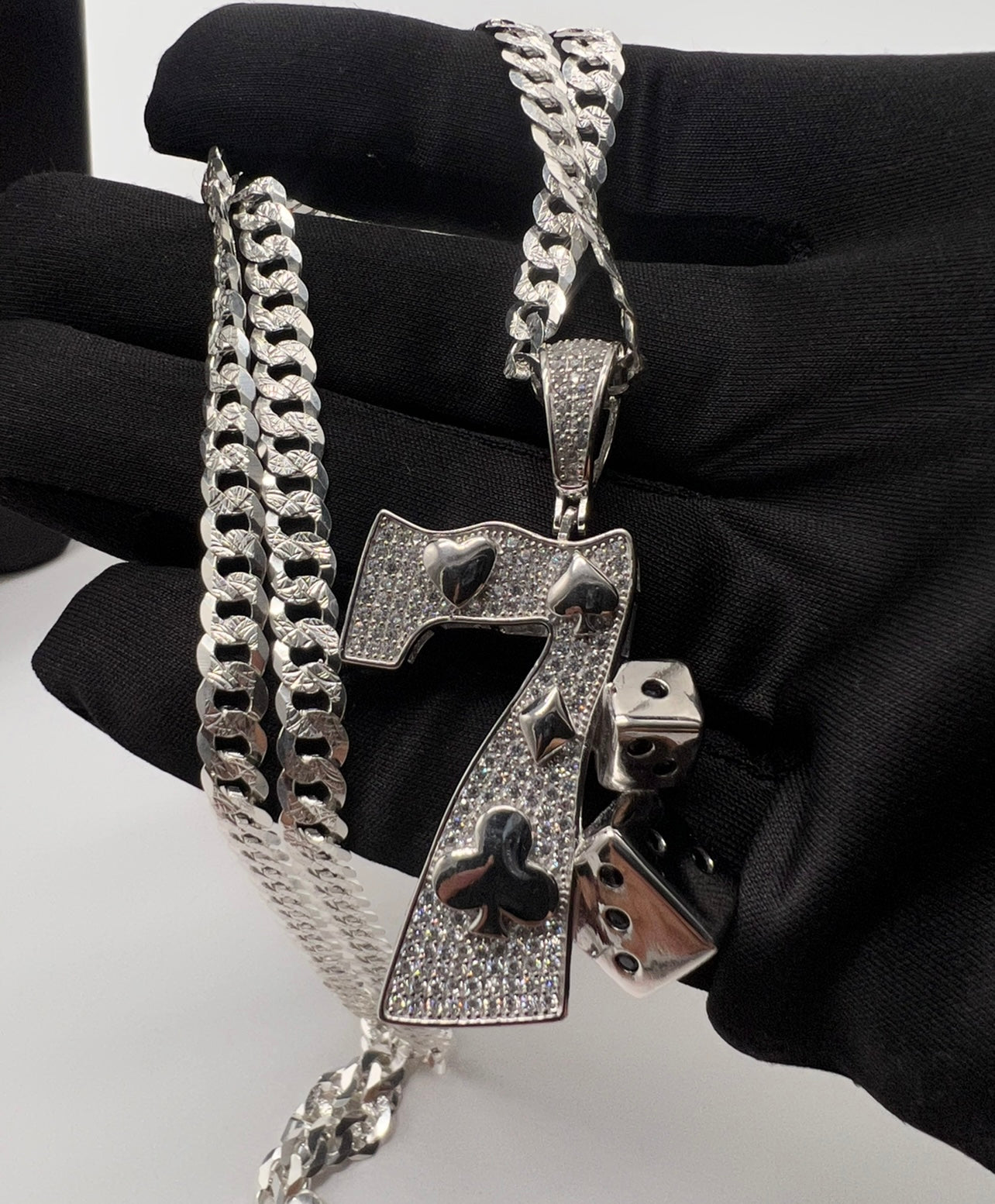Lucky 7 Chain .925 Real Silverš