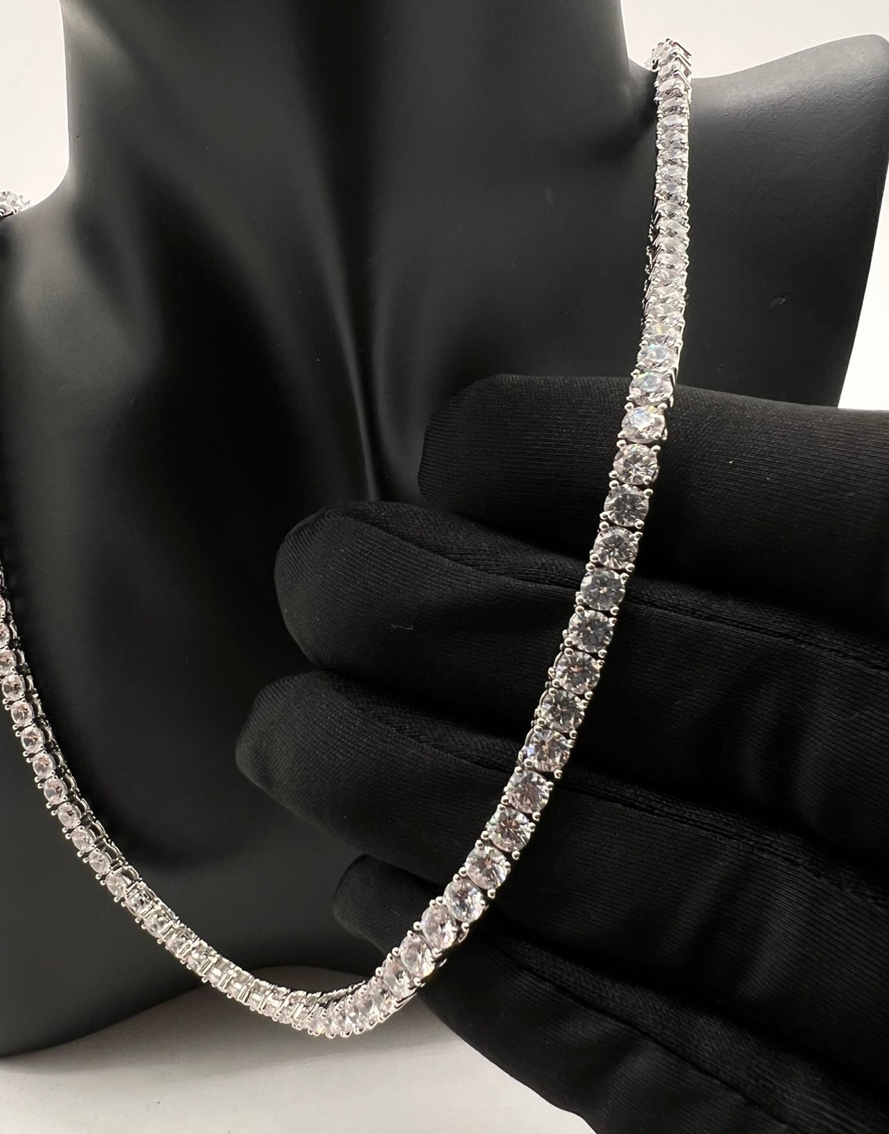 6mm Tennis Chain Real .925 Sillver 22inch