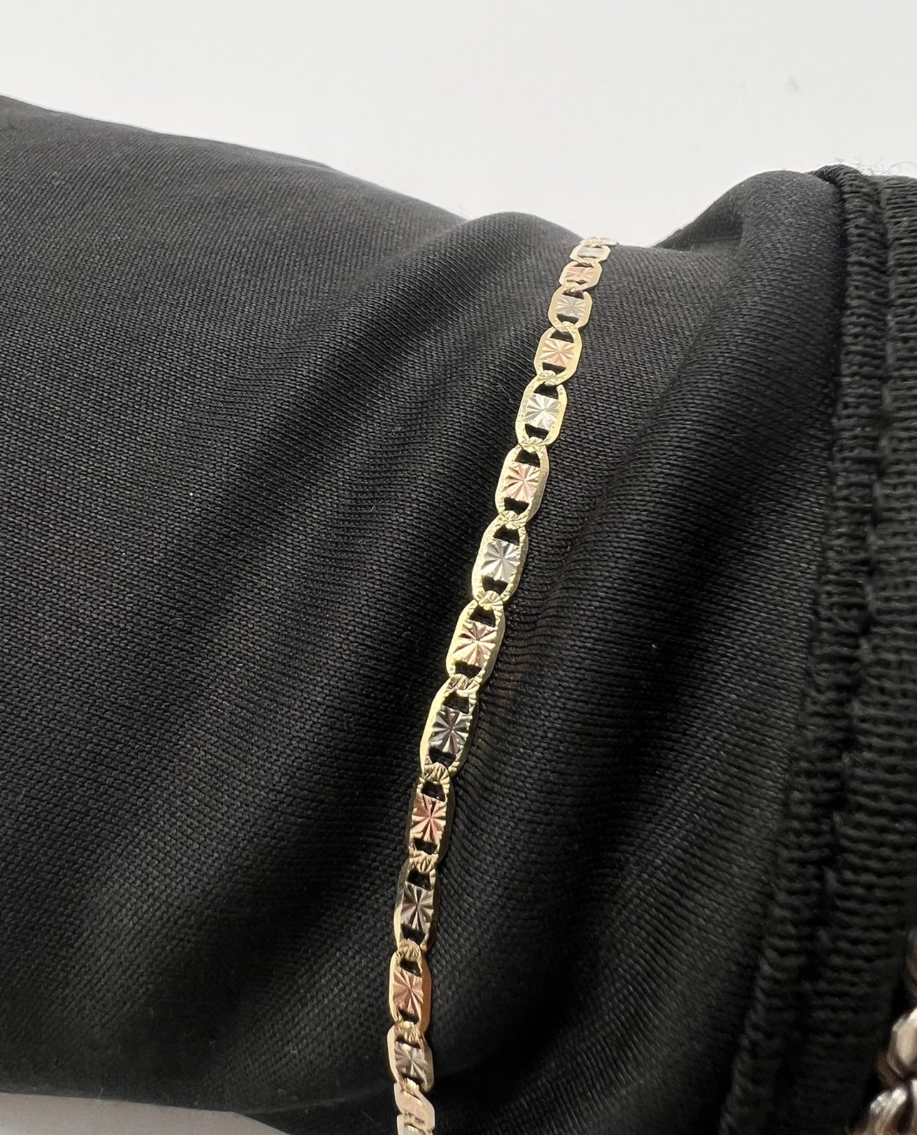 Tri Color GUCCI Link Bracelet 14k Real Gold😍