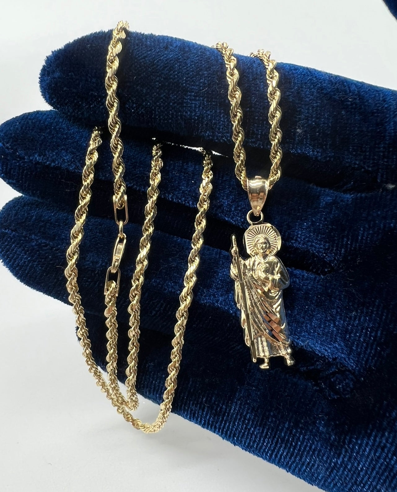 14k Real Gold Small San Judasđ„