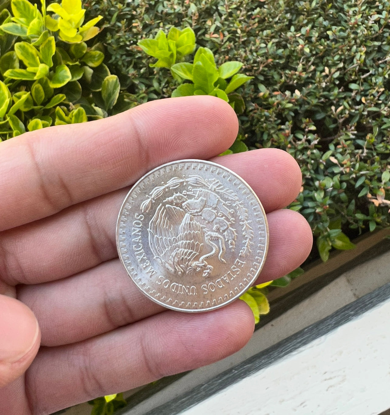 Pure .999 silver original Centenario Coin only NO Bezel