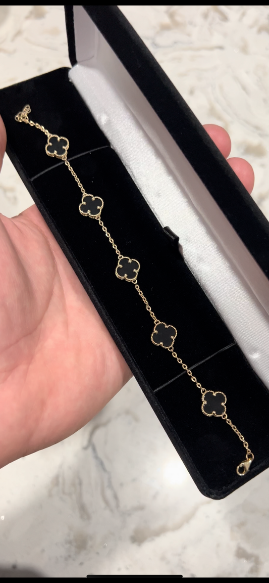 14k real gold van Cleef