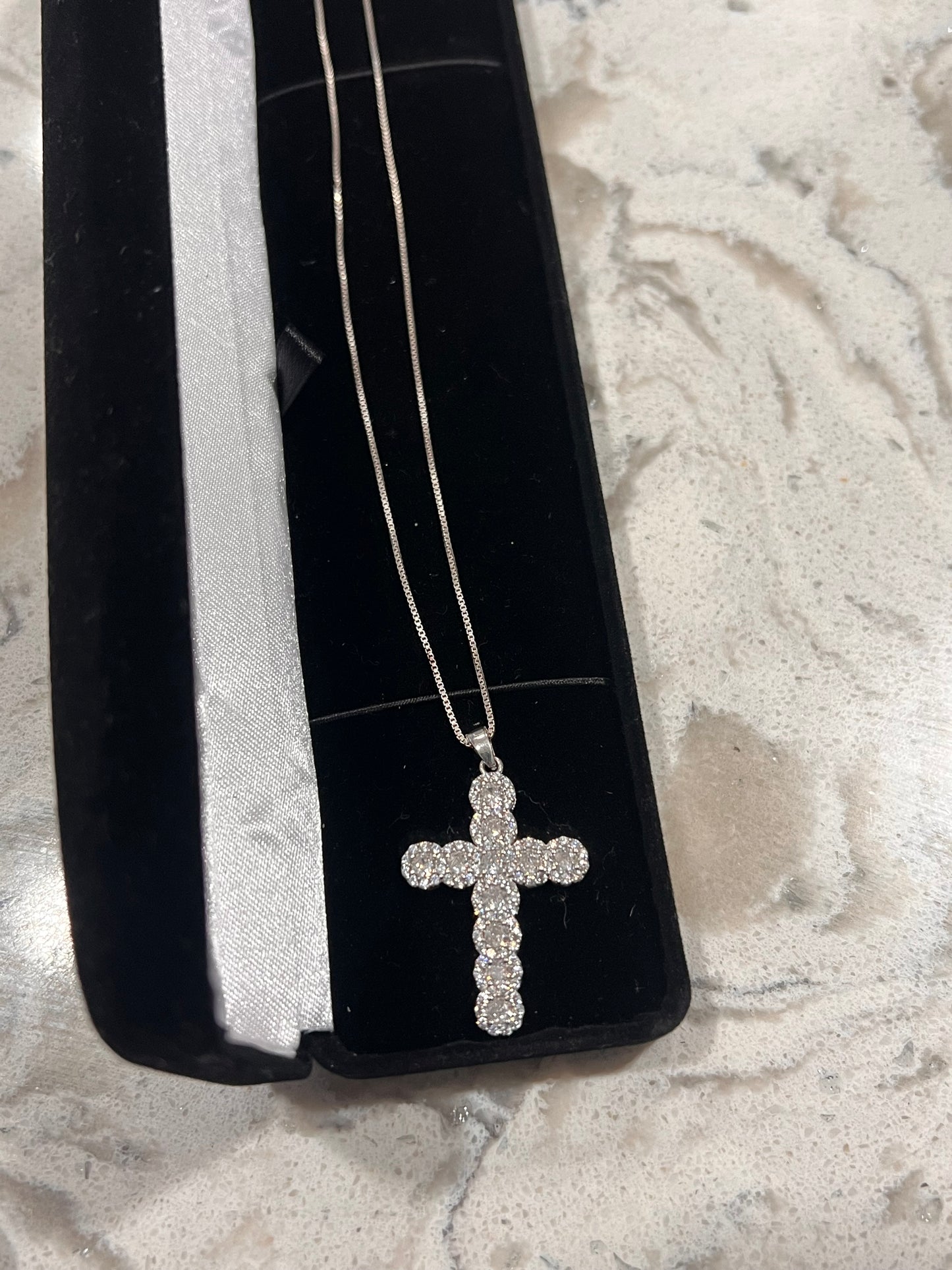 Cross chainset real silver