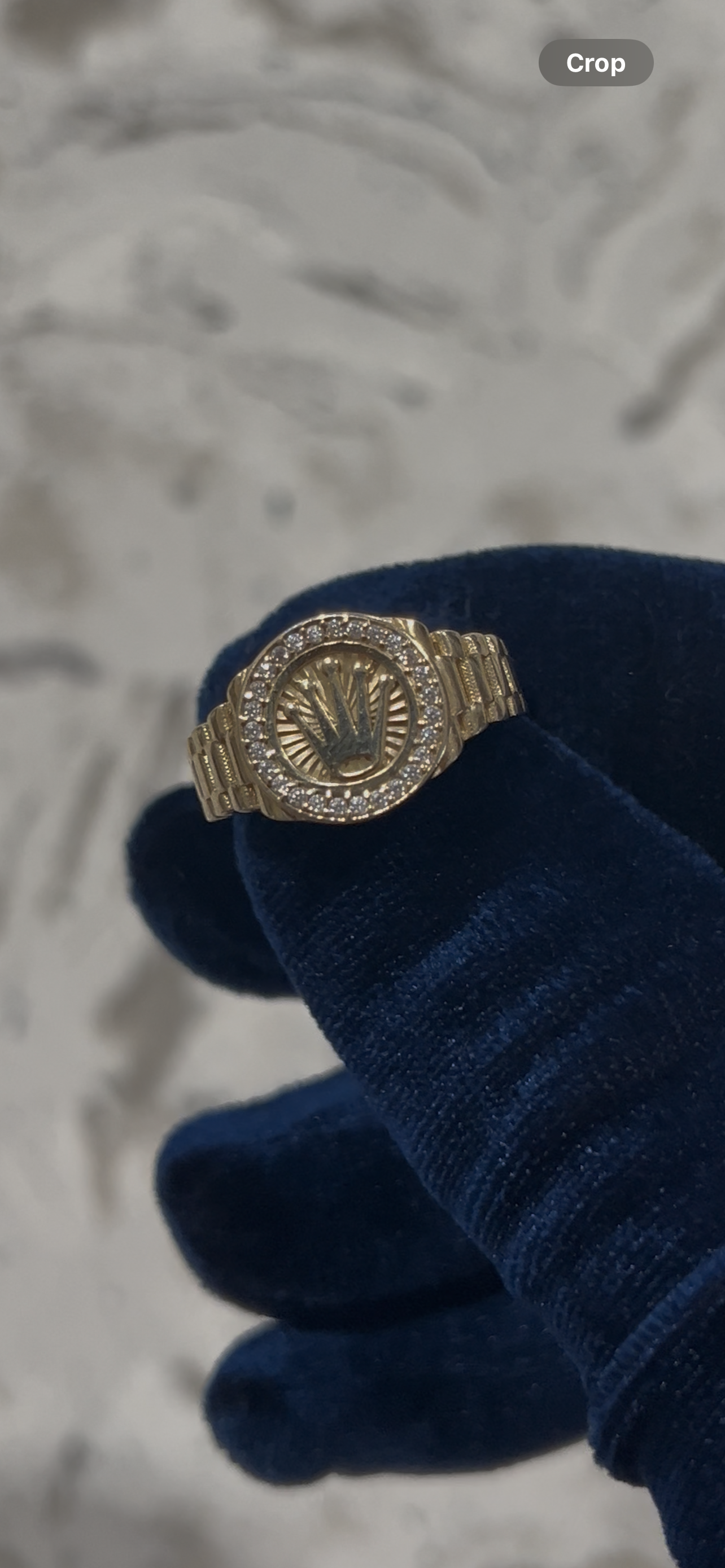 Rolex ring 14k real gold
