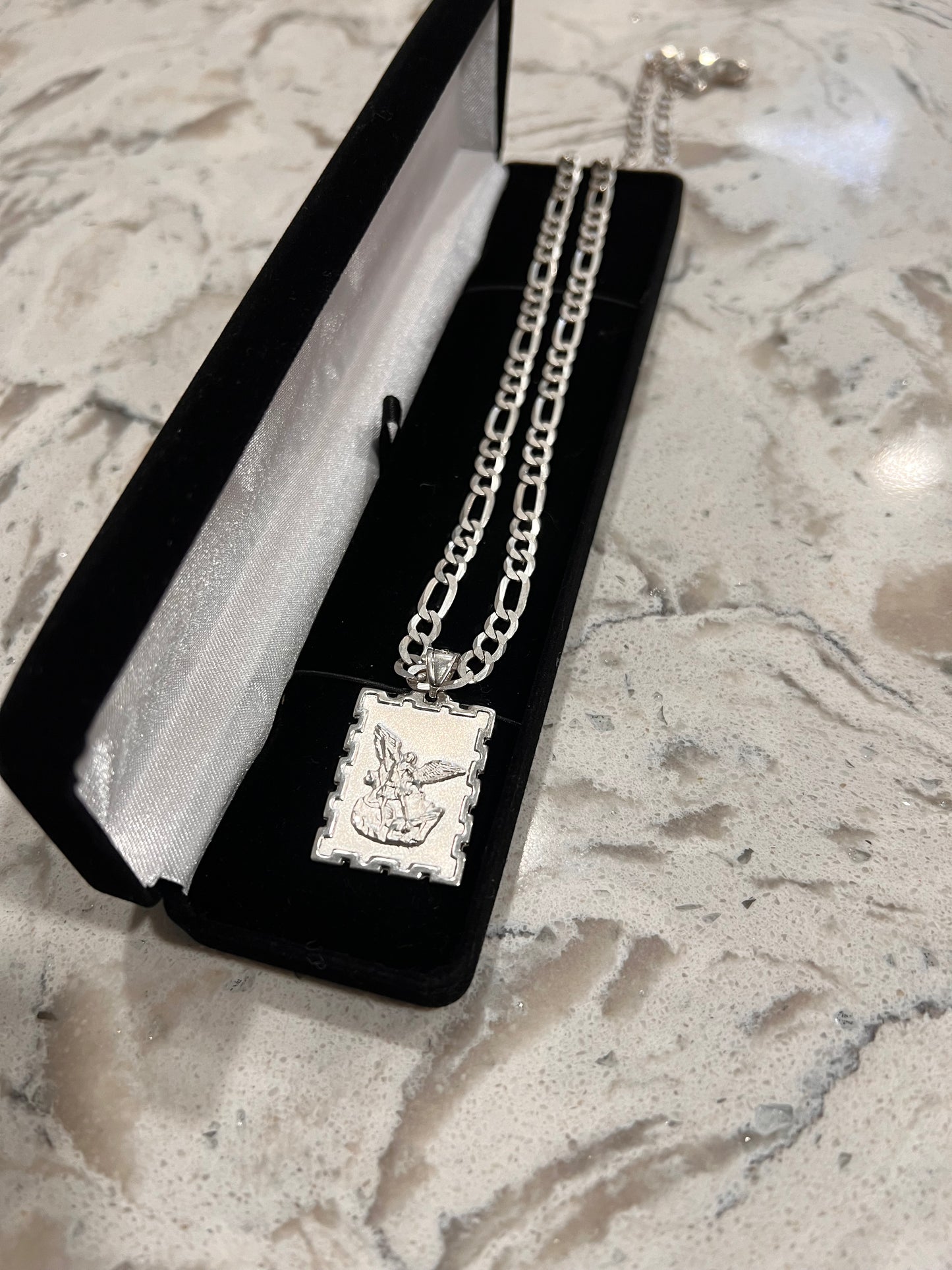 Real silver San Miguel set
