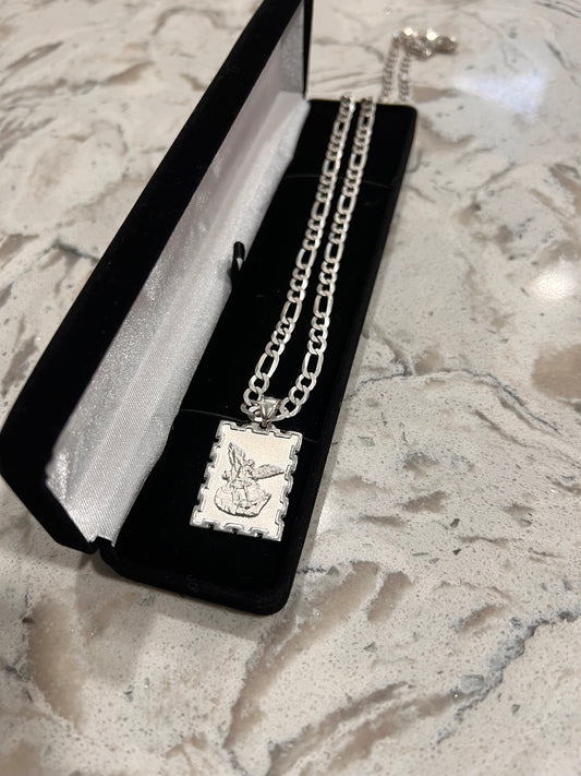 Real silver San Miguel set