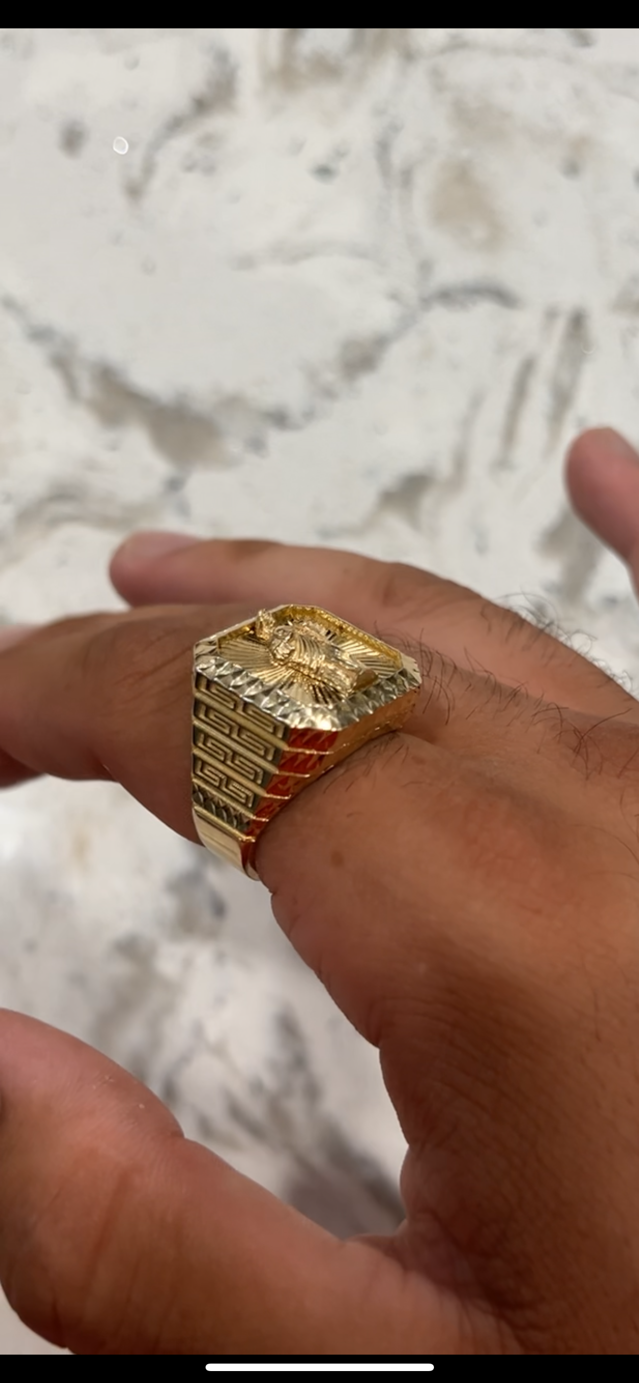 San Judas large ring