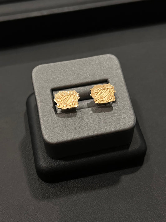 10k real gold Betty boop earrings