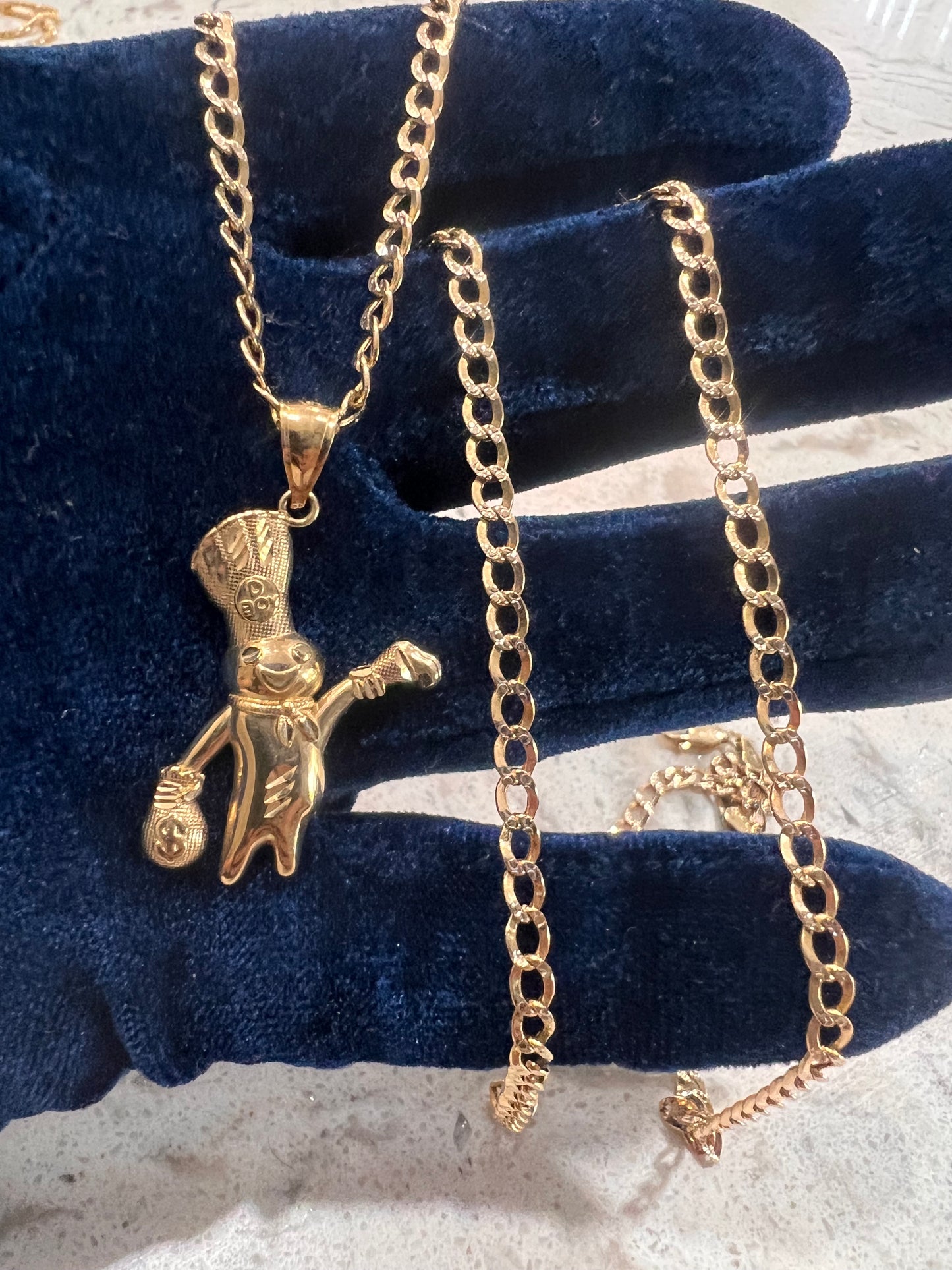 10k real gold doughboy chainset