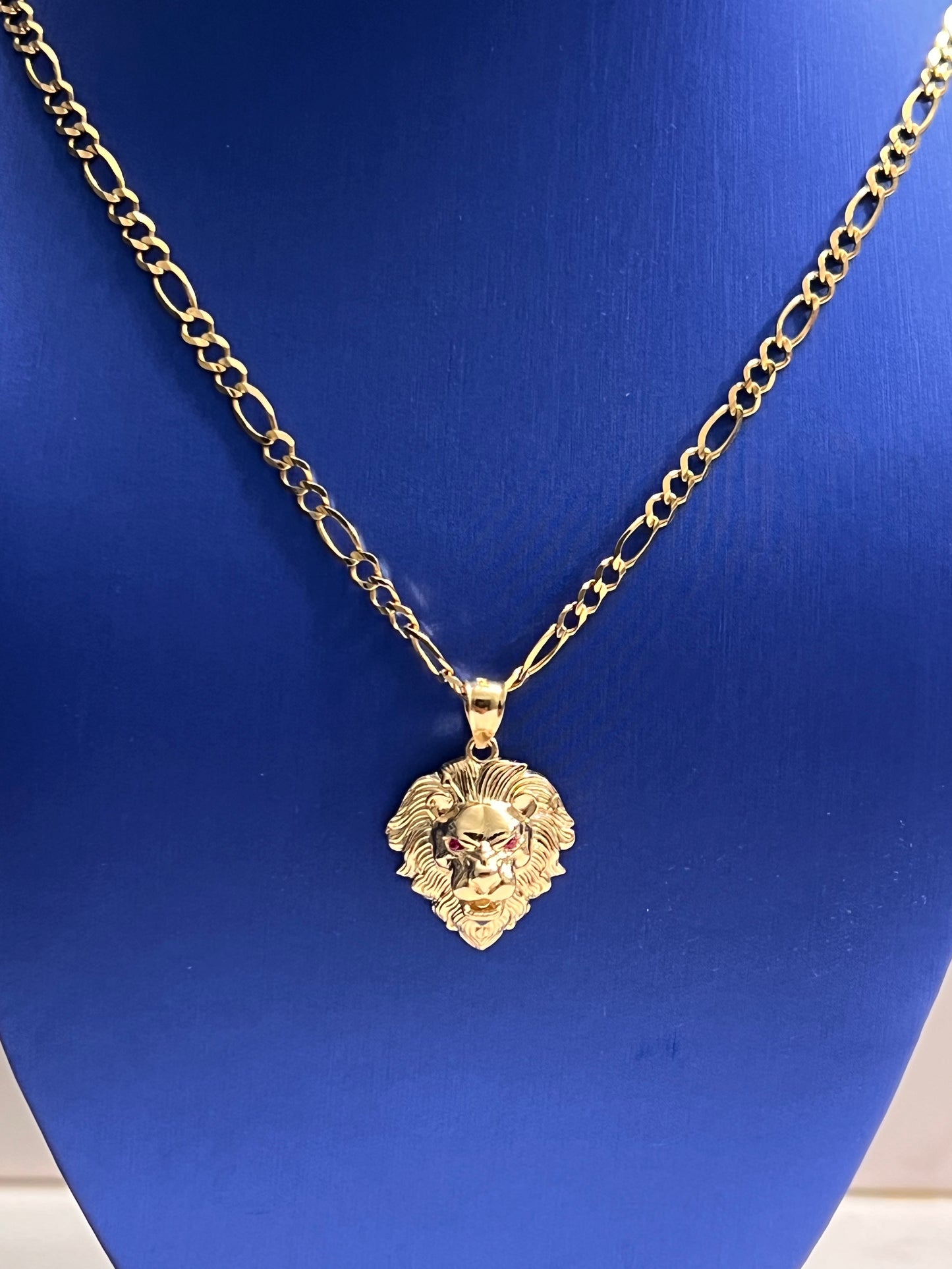 14k solid gold Lion setup