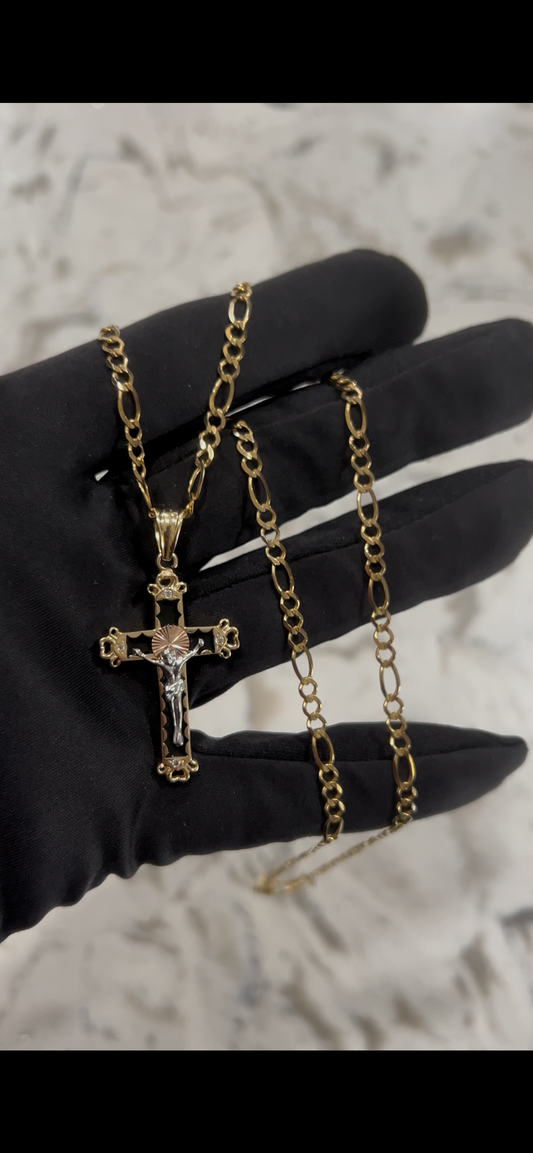 14k solid gold set
