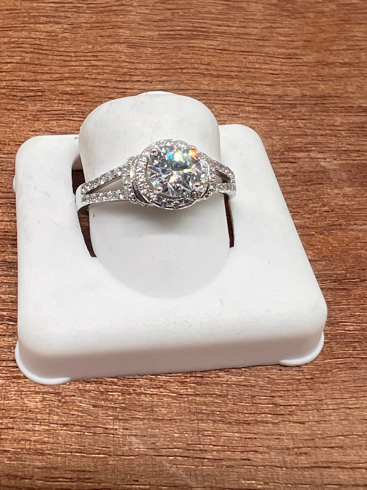 Real silver promise ring