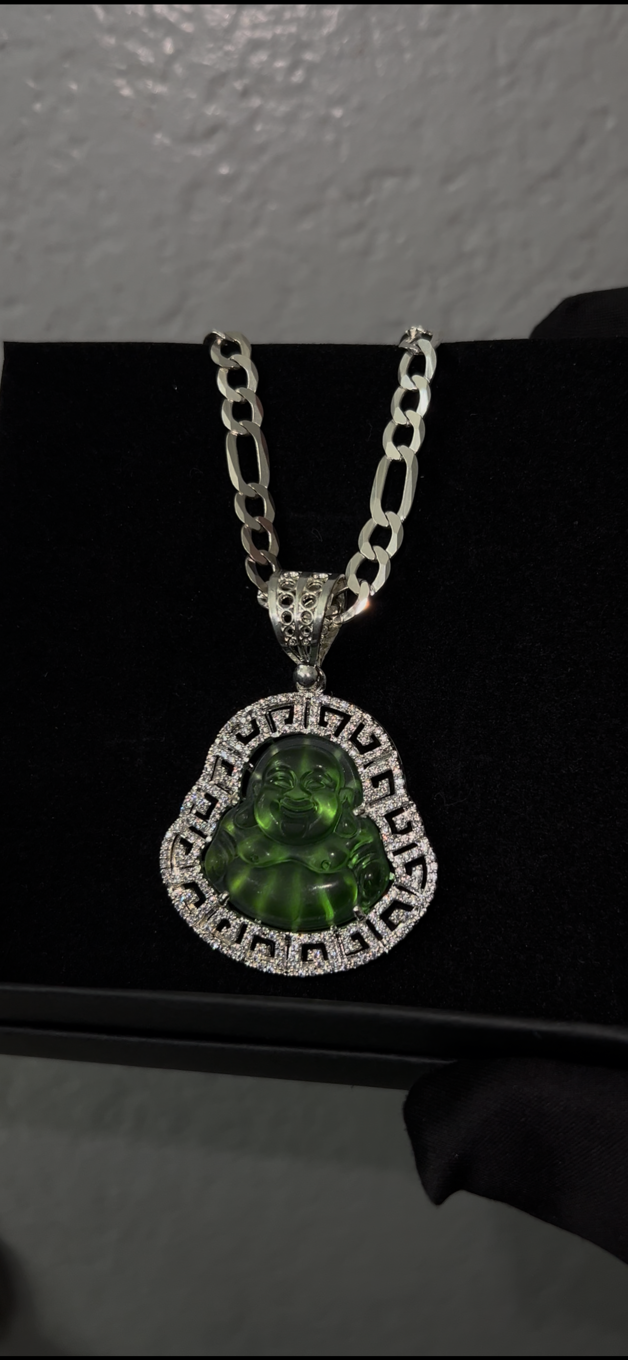 Real silver Buddah Chainset