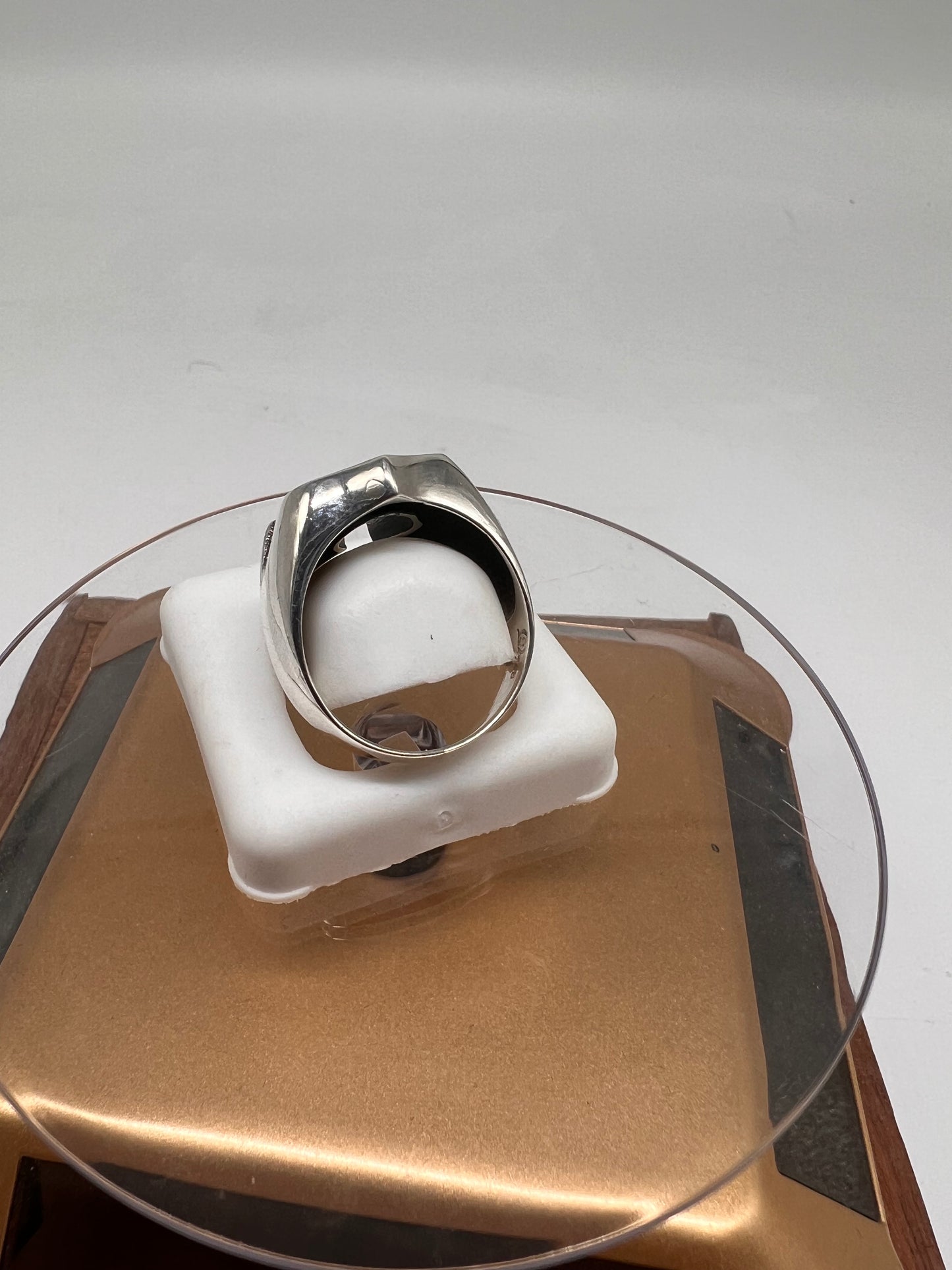 Horseshoe ring real silver