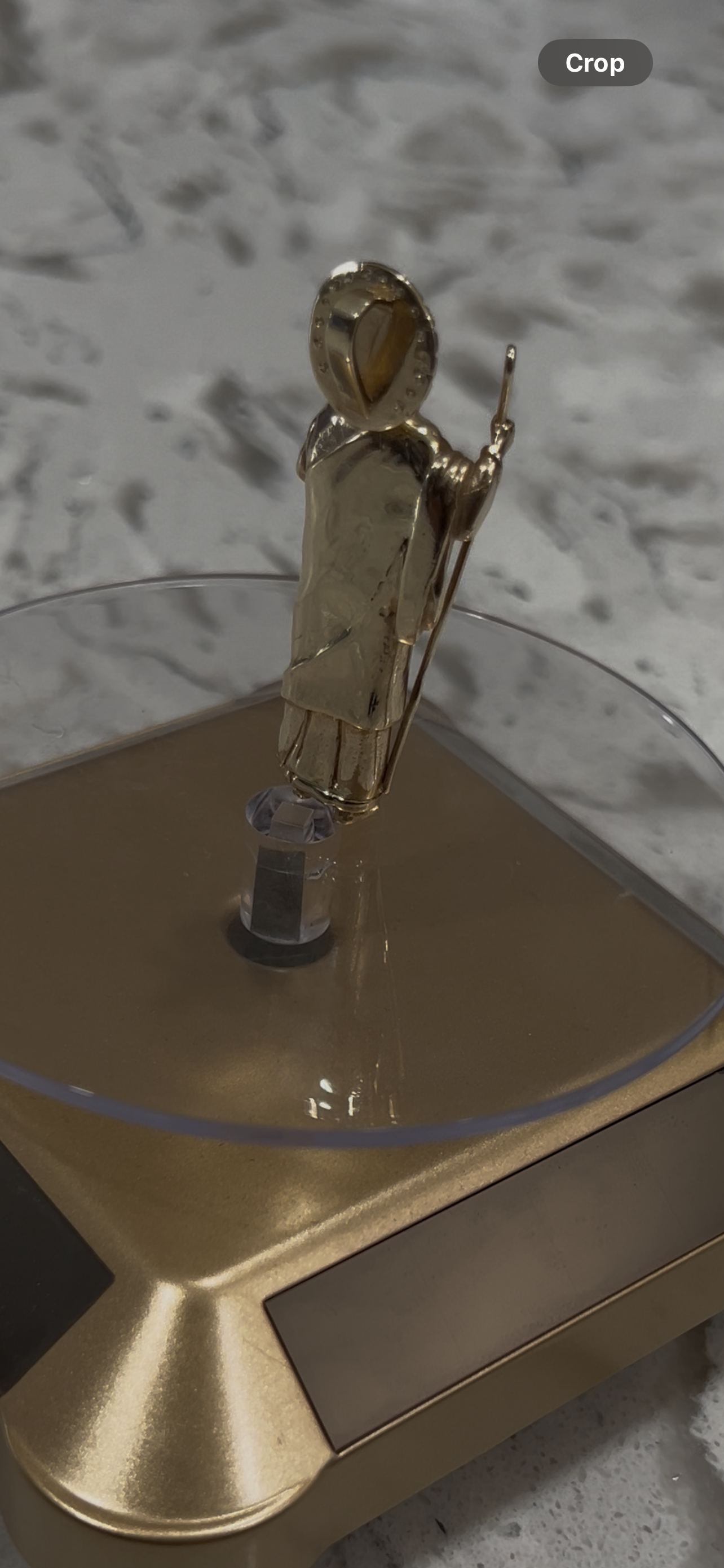 3D solid 14k San Judas pendant