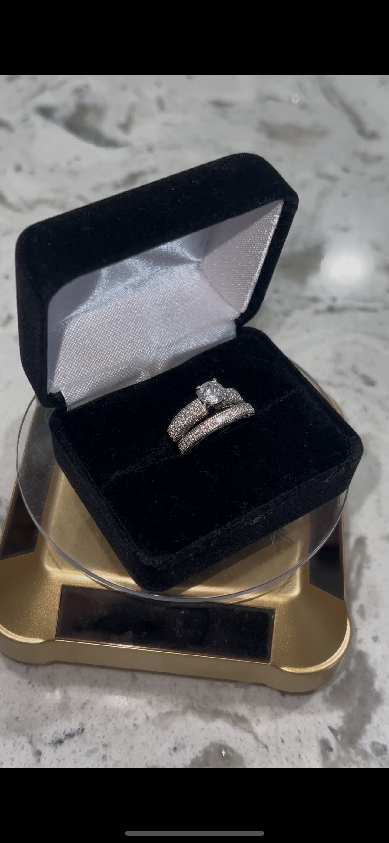 Real silver promise ring