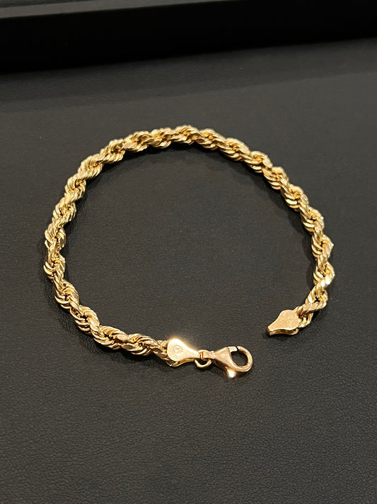 10k real gold Rope bracelet
