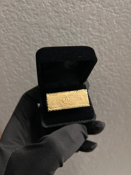 2 finger ring 10k real gold Benjamin