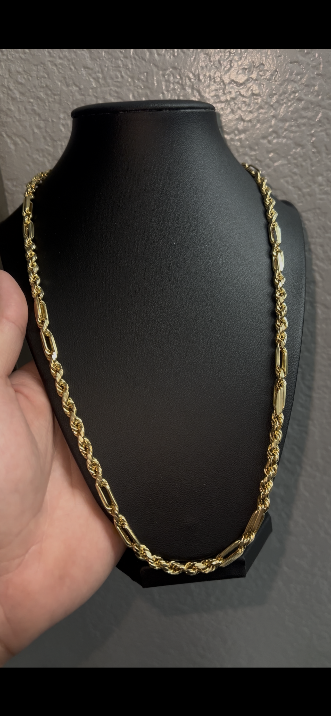 10k real gold Milano chain