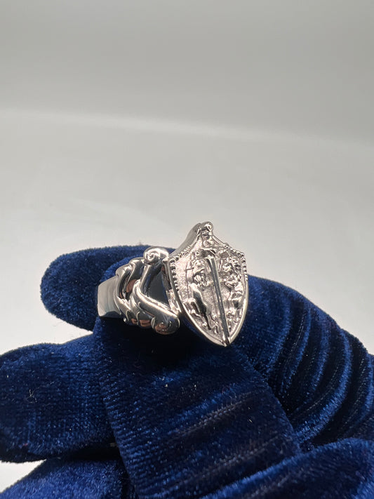 Medival ring real silver