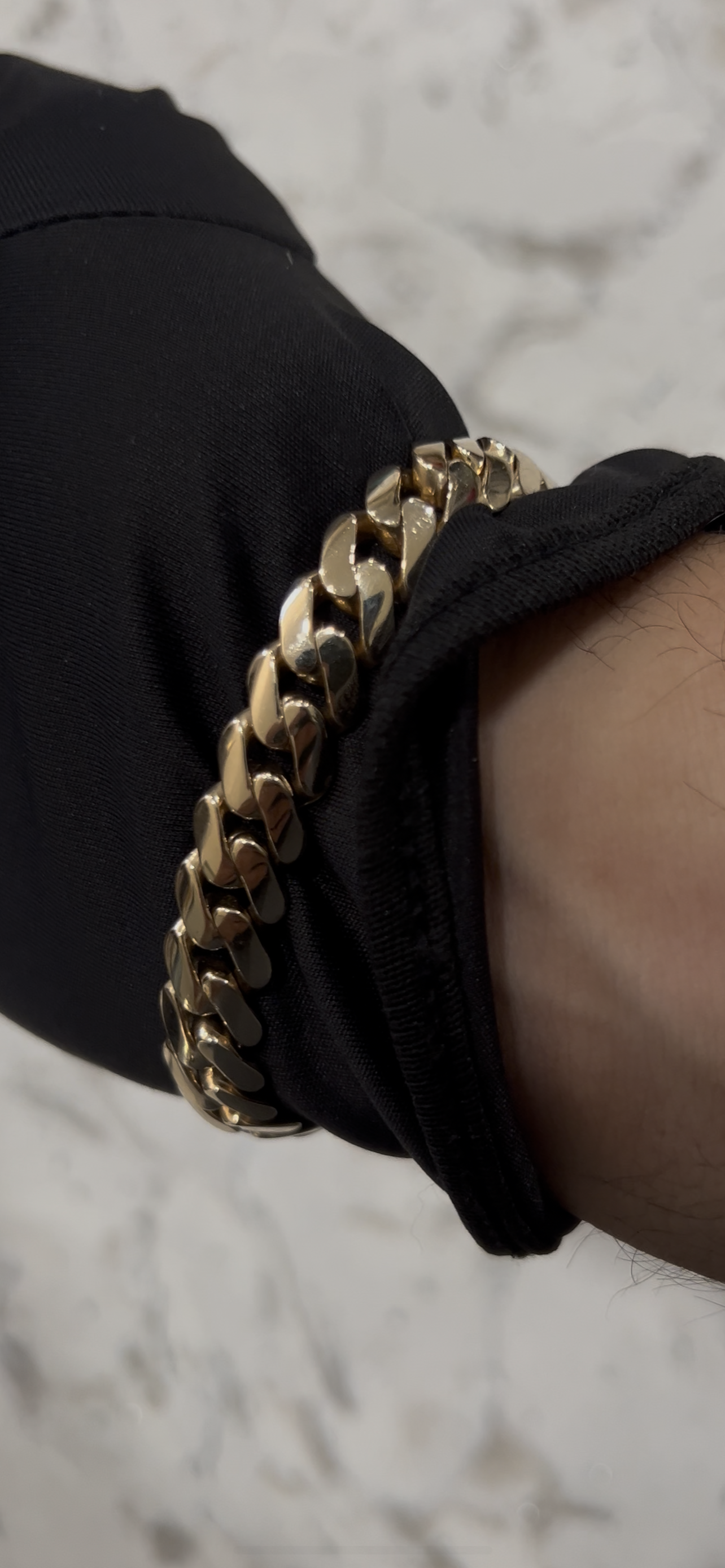 14k solid authentic Miami cuban link bracelet