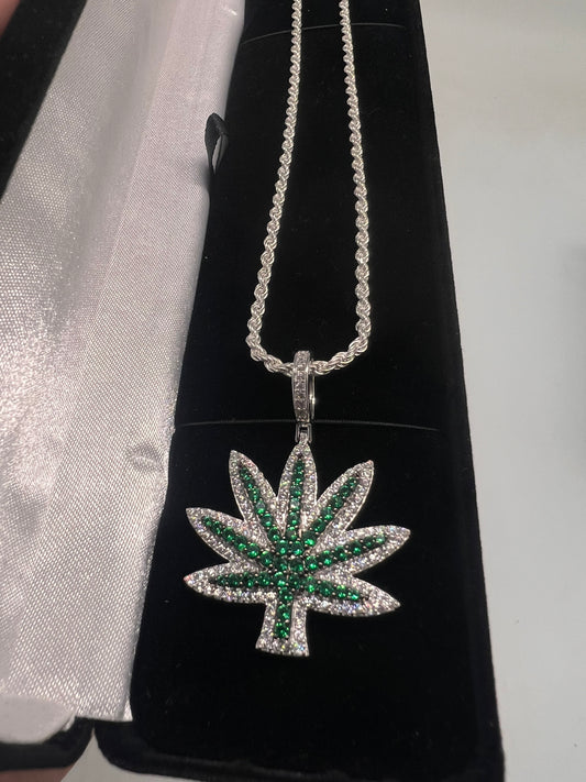 Leaf chainset real silver