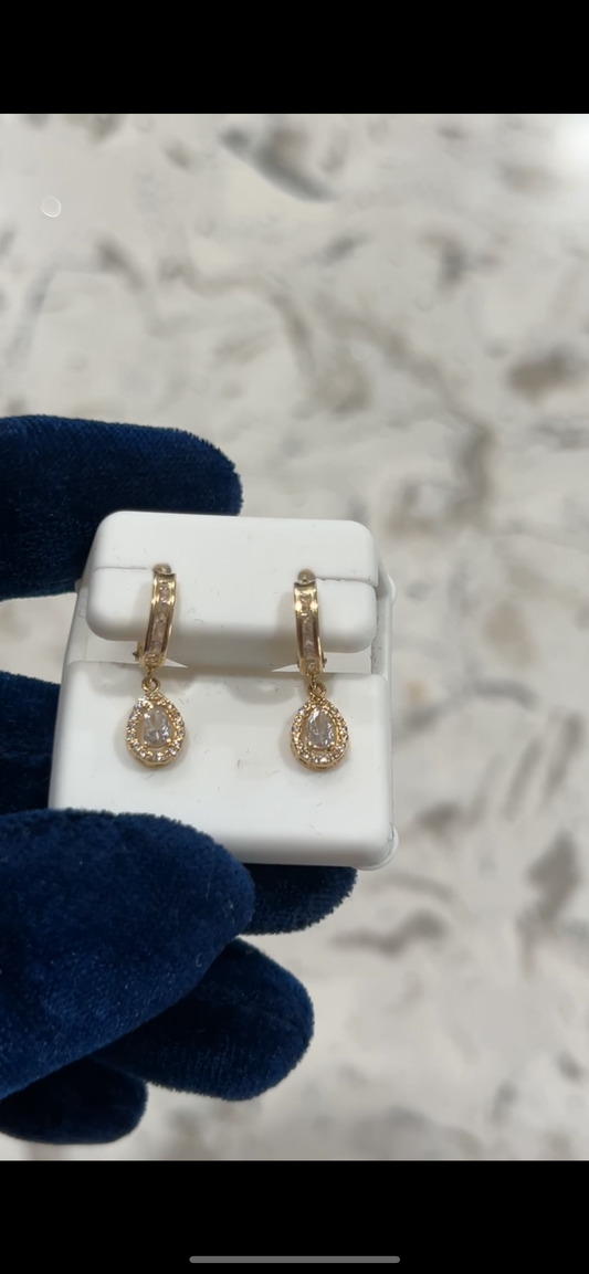 14k real gold earrings